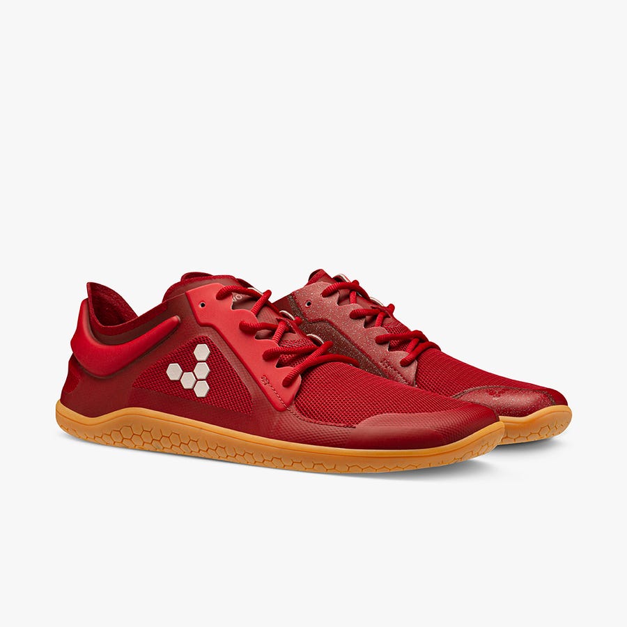 Vivobarefoot Primus Lite III Training schoenen Heren Rood | Nederland 0112ILHS